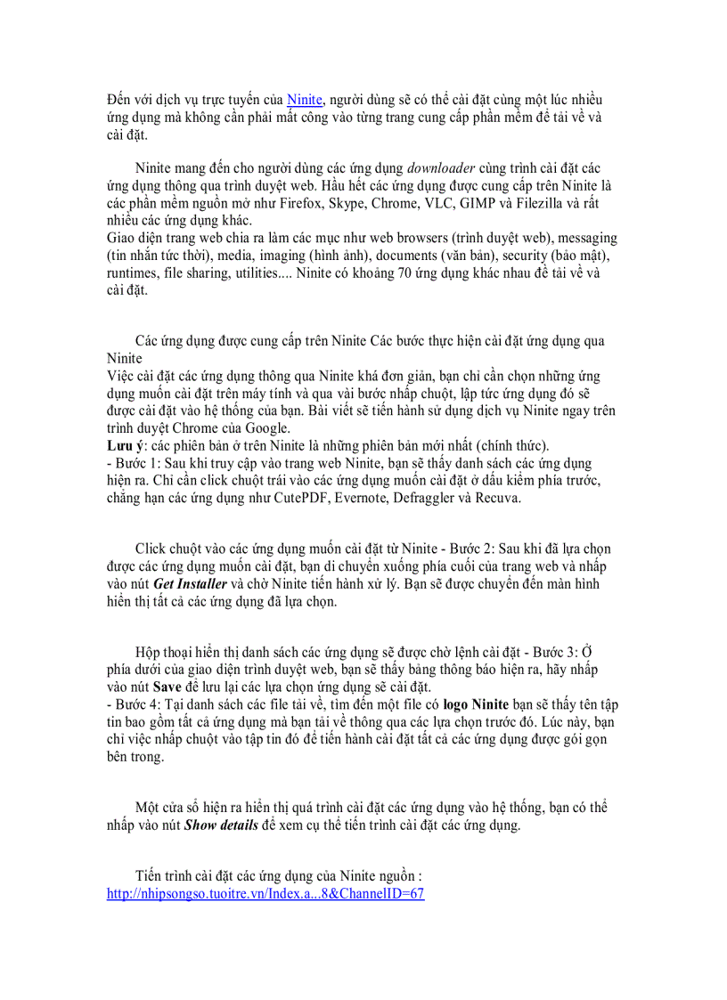 image for page Ninite Cài đặt nhiều ứng dụng cùng một lúc