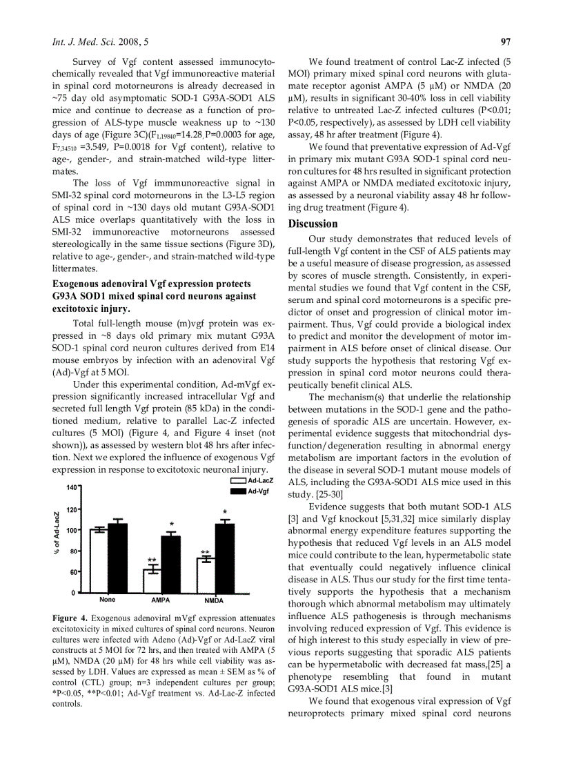 image for page Báo cáo y học Vgf is a novel biomarker associated with muscle weakness in amyotrophic lateral sclerosis ALS with a potential role in disease pathogenesis