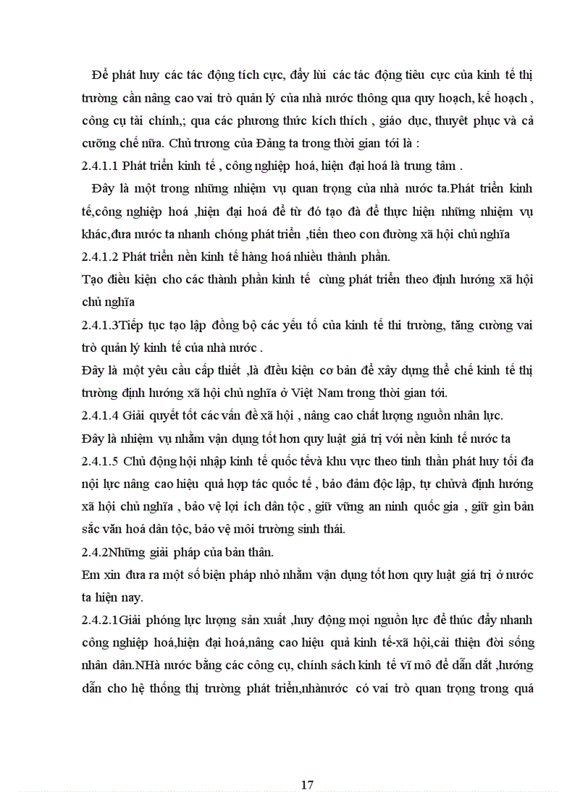 image for page Quy luật giá trị và vai trò của nó trong nền kinh tế thị trường