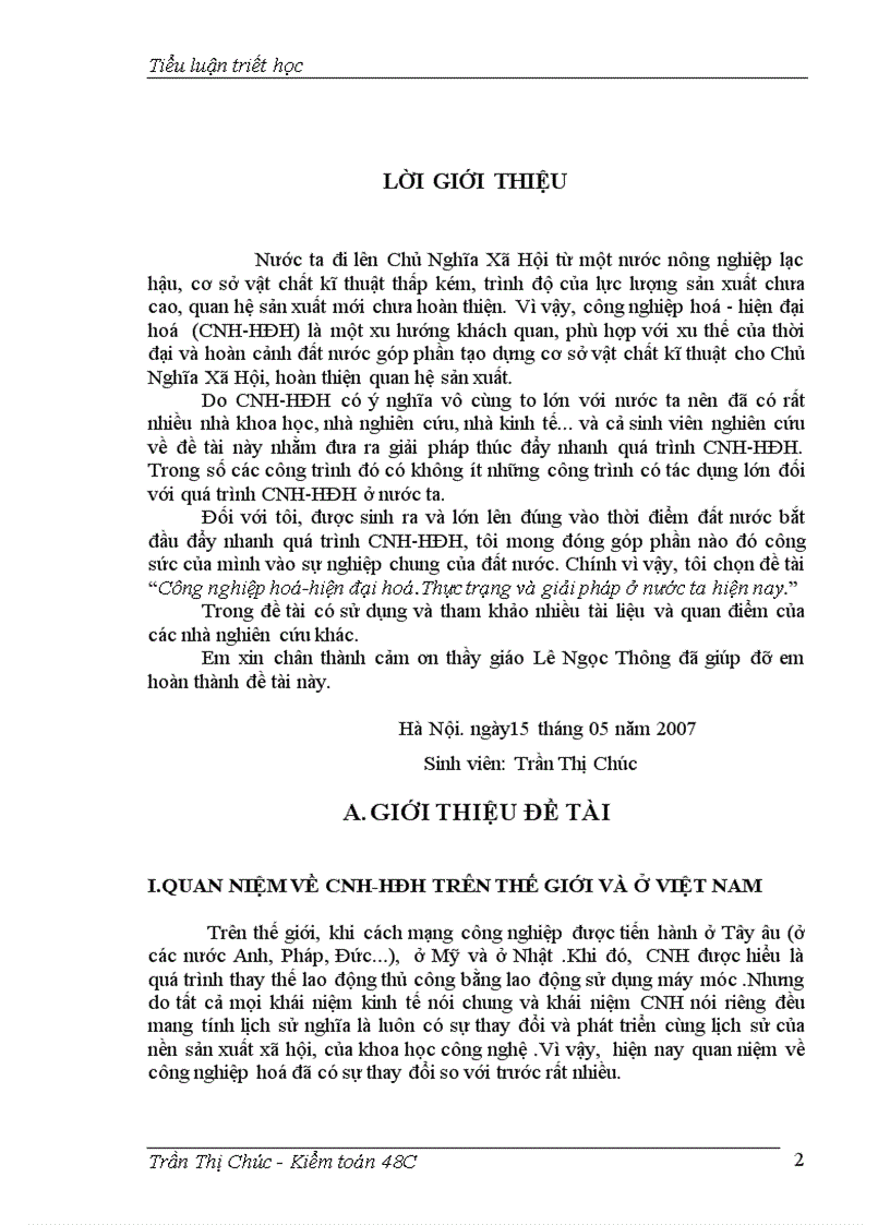 image for page CNH HĐH thực trạng và giải pháp