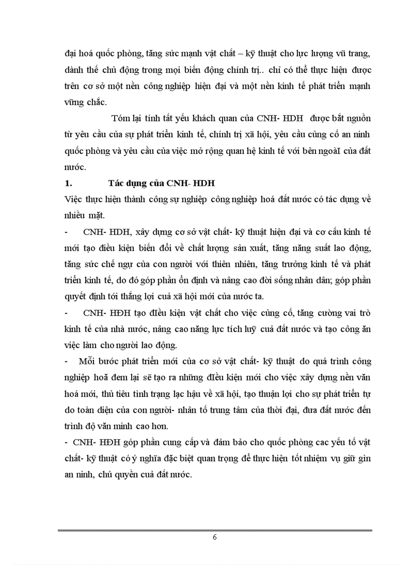 image for page CNH HĐH và vai trò của nó trong quá trình tiến lên CNXH ở nước ta 1