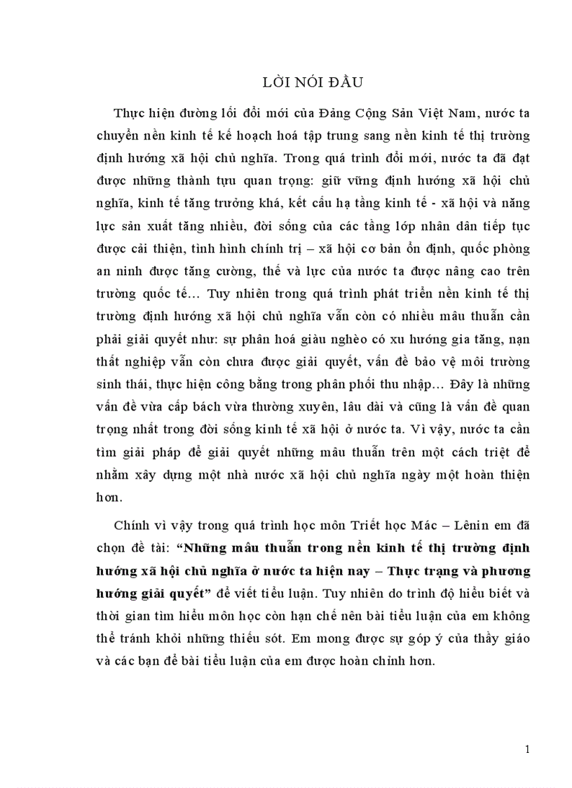 image for page Những mâu thuẫn biện chứng trong nền Kinh tế thị trường theo định hướng XHCN ở Việt Nam 1