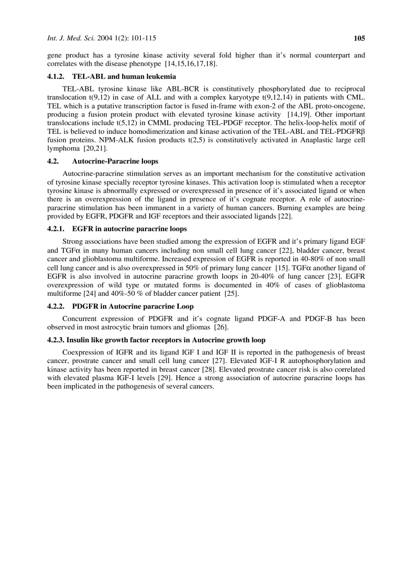 Báo cáo y học yrosine kinase Role and significance in Cancer