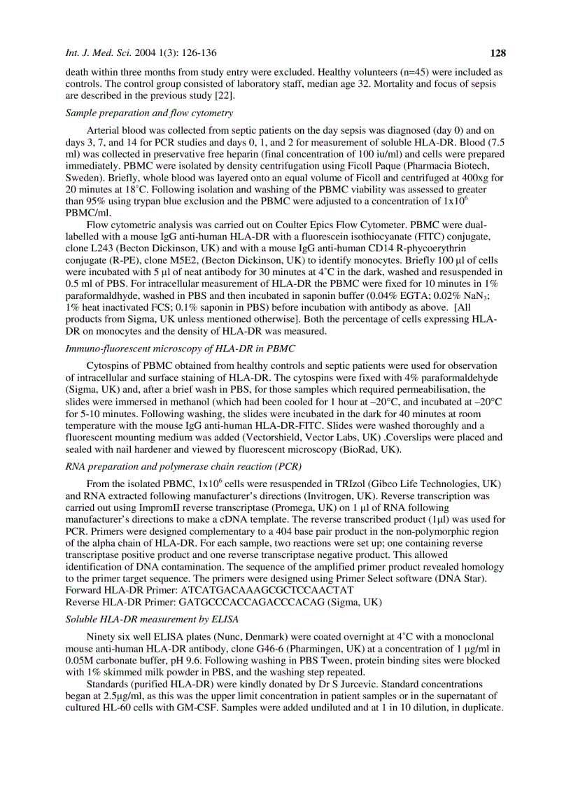 image for page Báo cáo y học HLA DR regulation and the influence of GM CSF on transcription surface expression and shedding