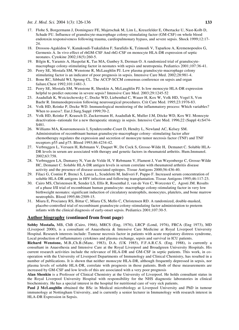 image for page Báo cáo y học HLA DR regulation and the influence of GM CSF on transcription surface expression and shedding