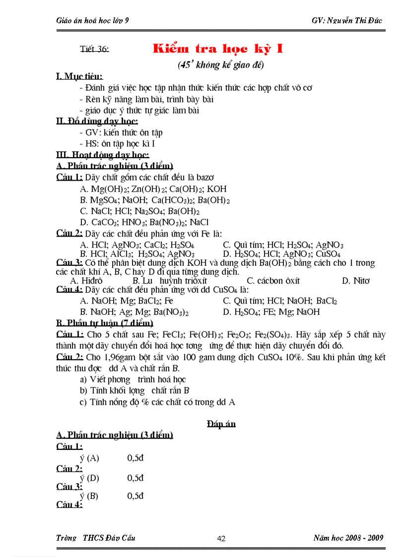 image for page Hóa học 9