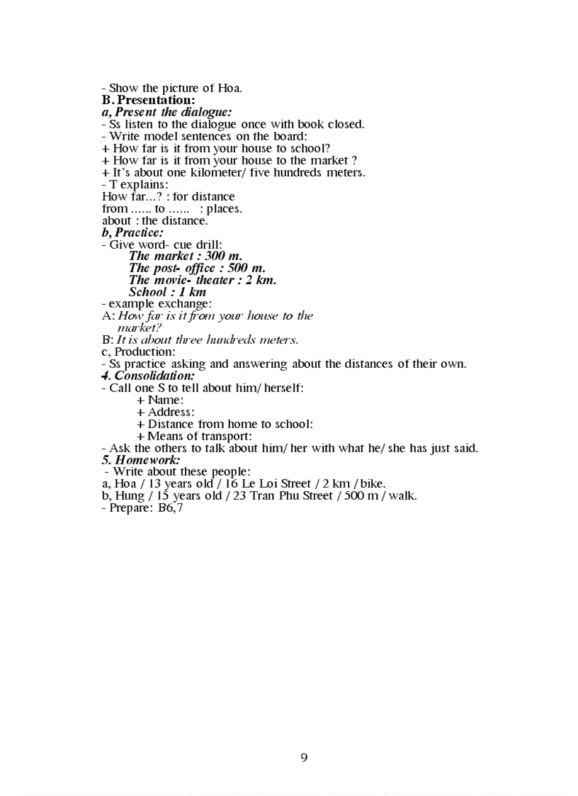 image for page Giáo án Tiếng anh 7