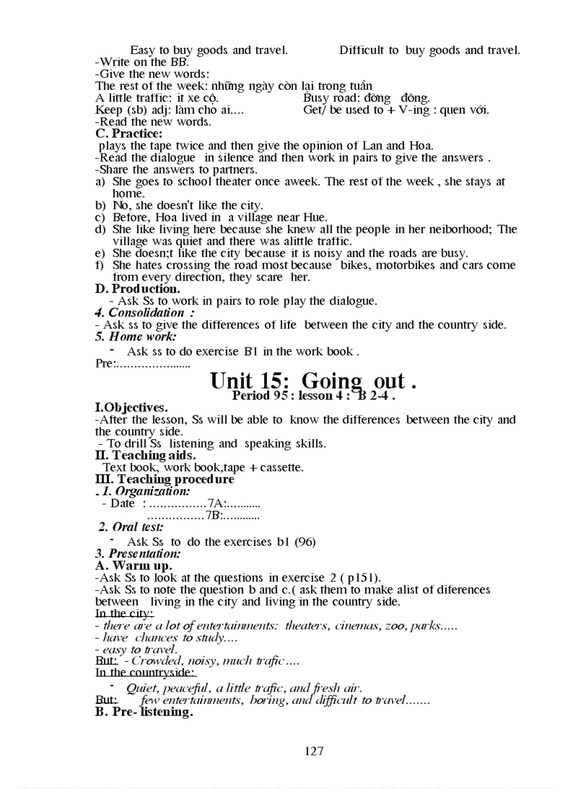 image for page Giáo án Tiếng anh 7