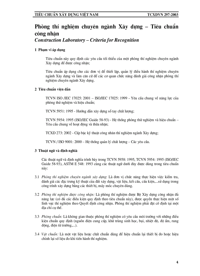 image for page Tiêu chuẩn công nhận phòng thí nghiệm chuyên ngành xây dựng