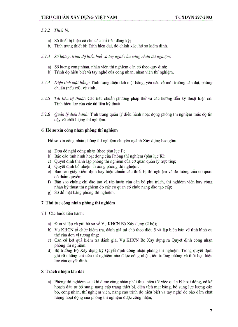 image for page Tiêu chuẩn công nhận phòng thí nghiệm chuyên ngành xây dựng