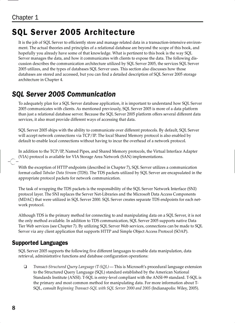 image for page Beginning SQL Server 2005 Administration