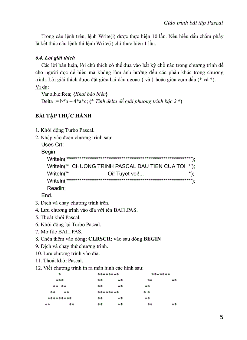image for page Giáo trính pascal