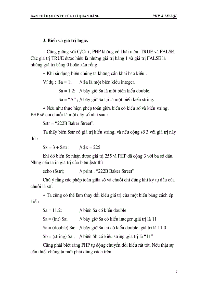 image for page Lập trình pHP