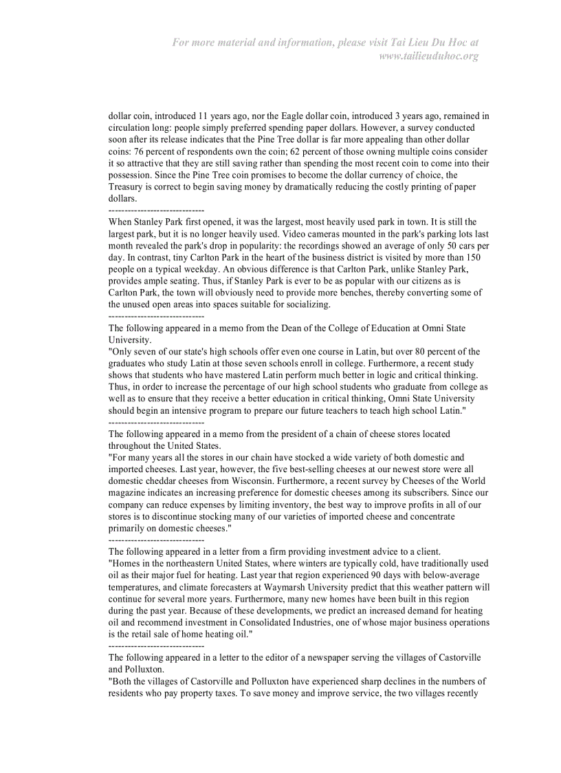 image for page GRE The Pool of Argument Topics