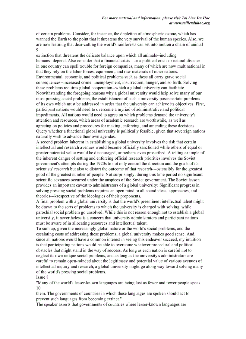 image for page GRE MODEL ESSAYS Issue