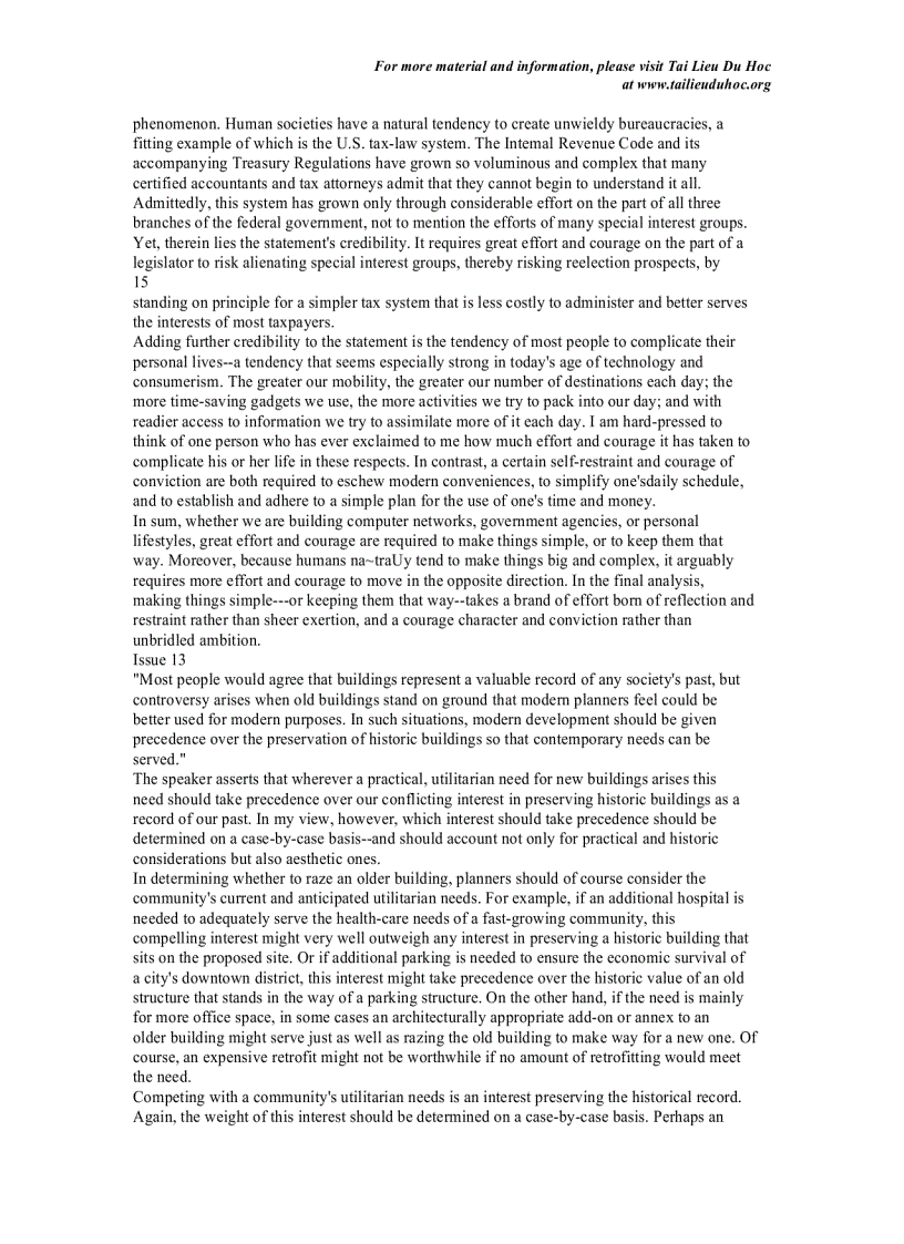 image for page GRE MODEL ESSAYS Issue