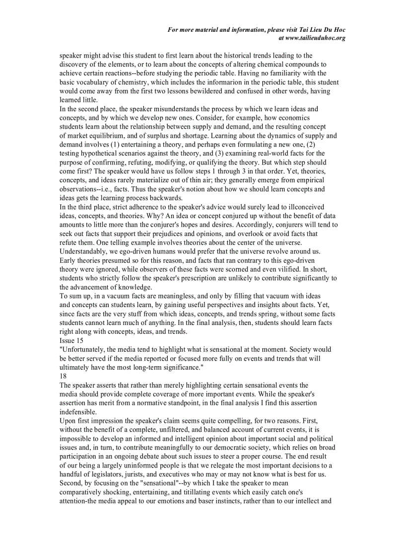 image for page GRE MODEL ESSAYS Issue