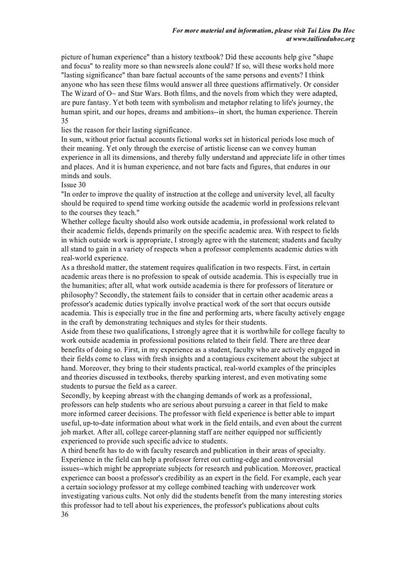 image for page GRE MODEL ESSAYS Issue