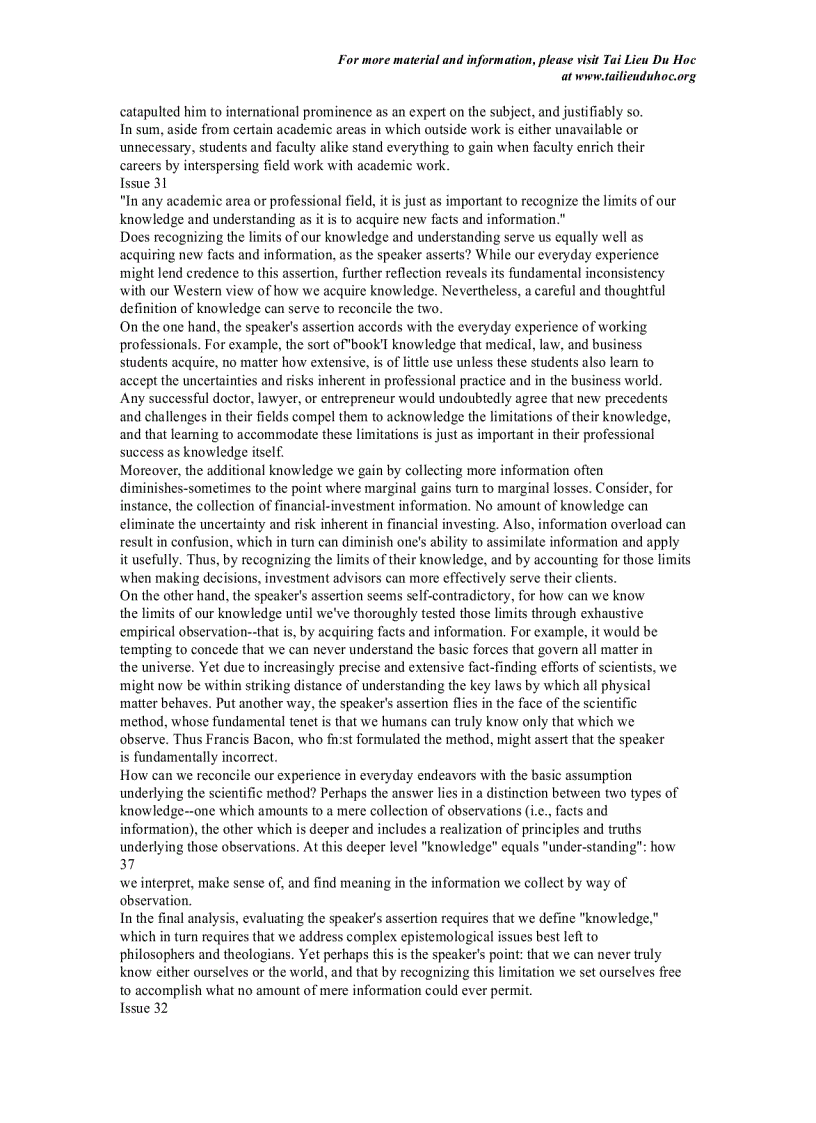 image for page GRE MODEL ESSAYS Issue