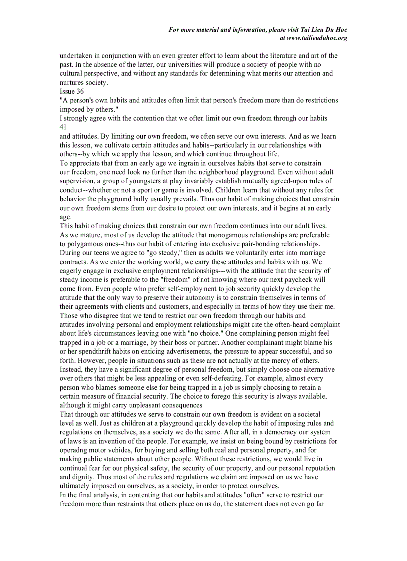 image for page GRE MODEL ESSAYS Issue