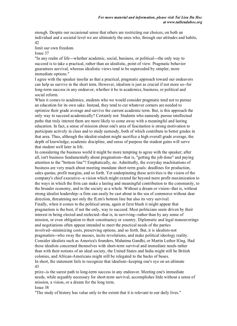 image for page GRE MODEL ESSAYS Issue