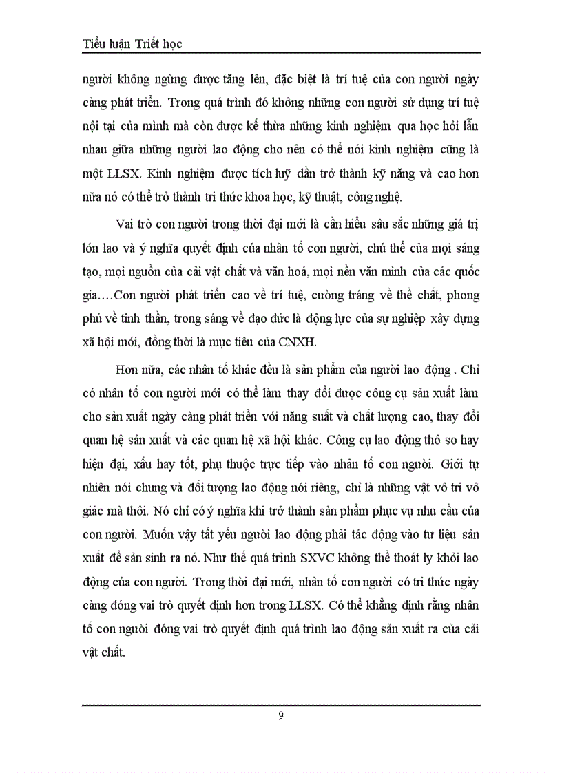 image for page Nhân tố con người trong sự phát triển LLSX và chiến lược đào tạo nguồn nhân lực chất lượng cao 1