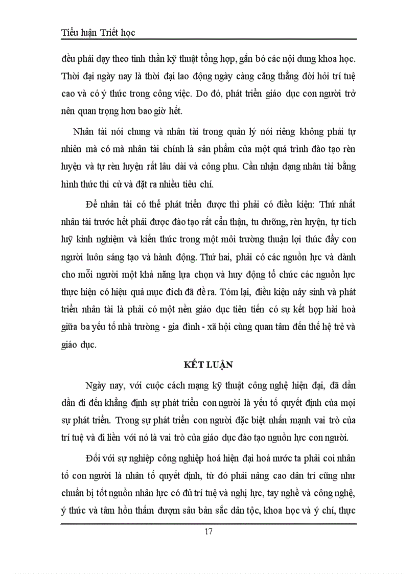 image for page Nhân tố con người trong sự phát triển LLSX và chiến lược đào tạo nguồn nhân lực chất lượng cao 1