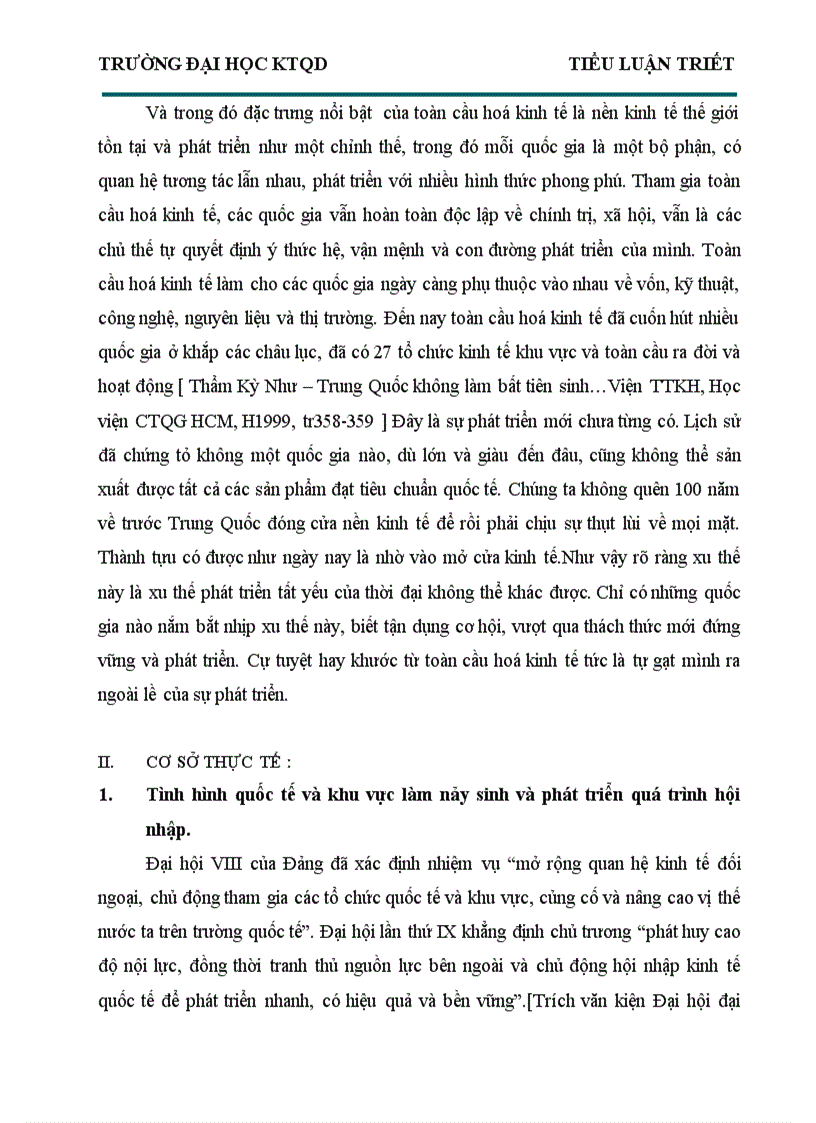 image for page VN trong xu thế hội nhập dưới con mắt triết học 1