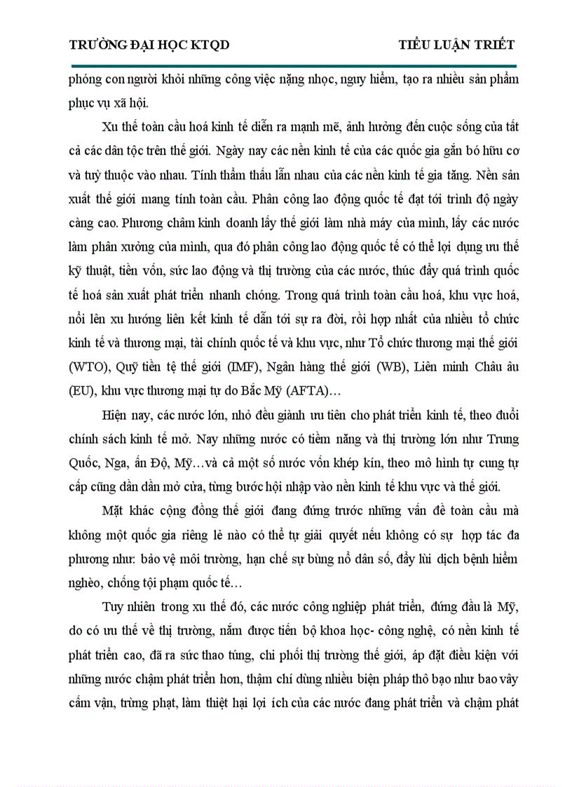 image for page VN trong xu thế hội nhập dưới con mắt triết học 1