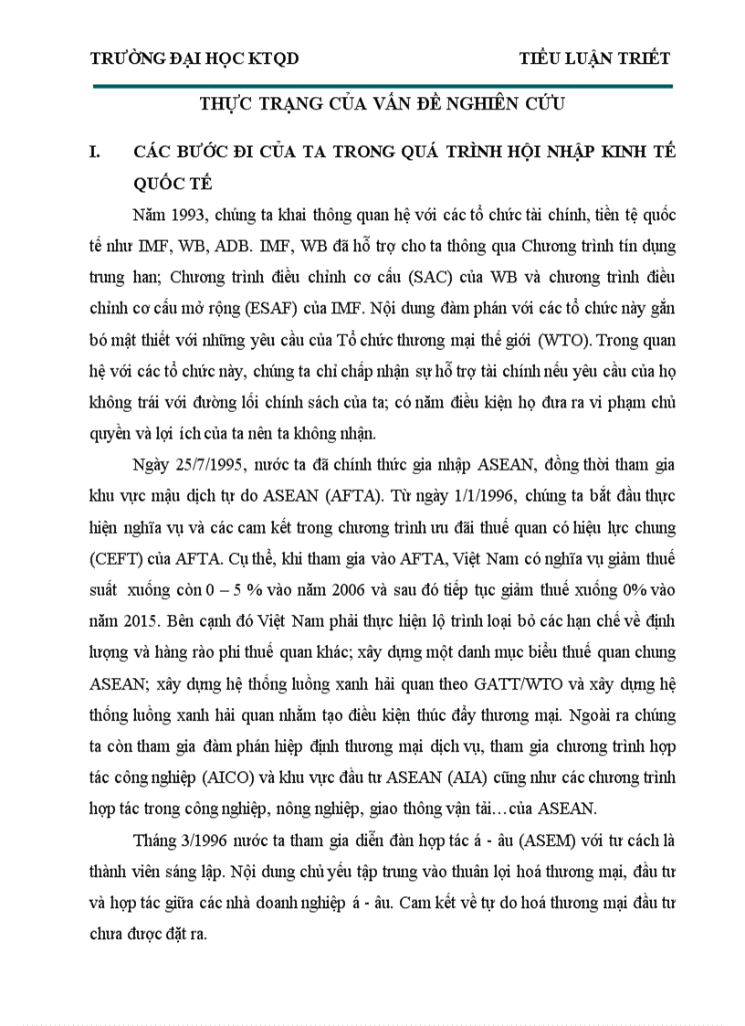 image for page VN trong xu thế hội nhập dưới con mắt triết học 1