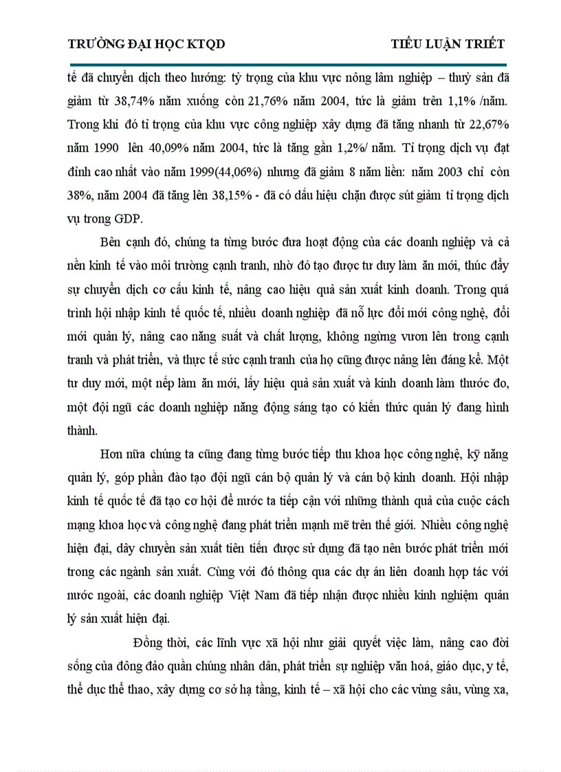 image for page VN trong xu thế hội nhập dưới con mắt triết học 1