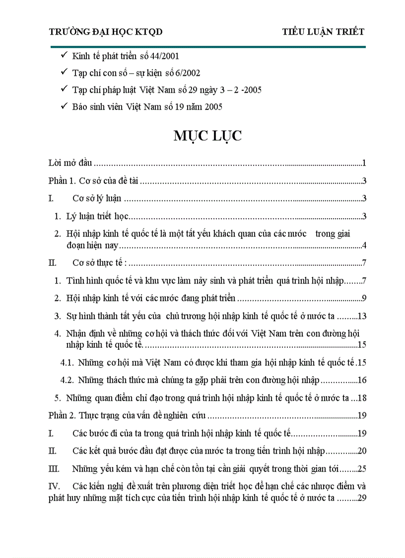 image for page VN trong xu thế hội nhập dưới con mắt triết học 1