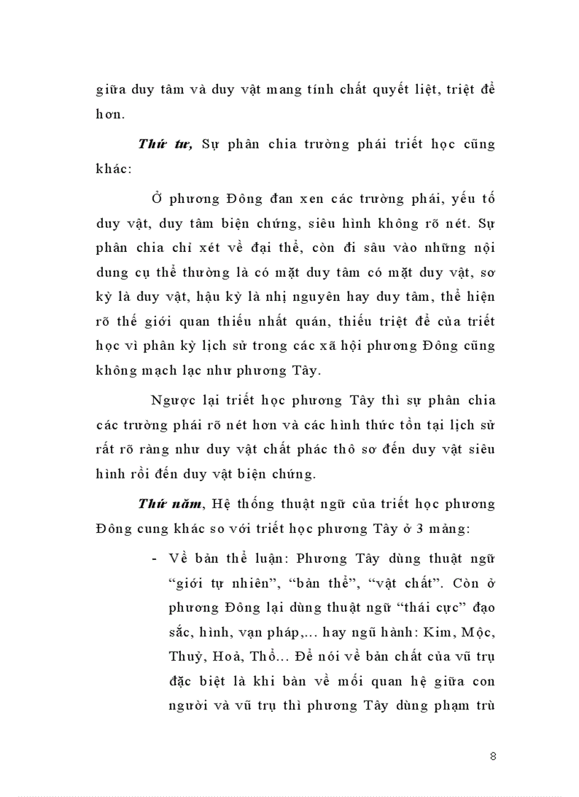 image for page Sự khác biệt giữa triết học phương Đông và phương Tây