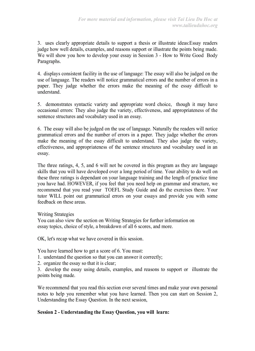 image for page Essays writing program