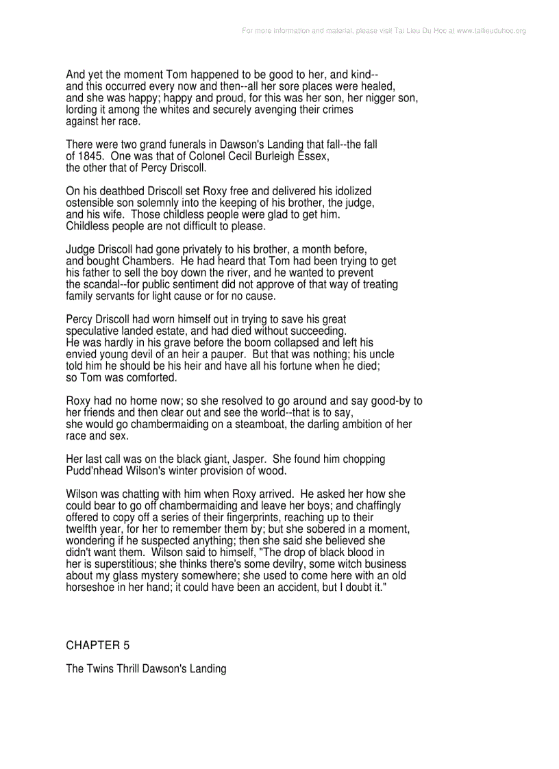 image for page The Tragedy of Pudd nhead Wilson by Mark Twain