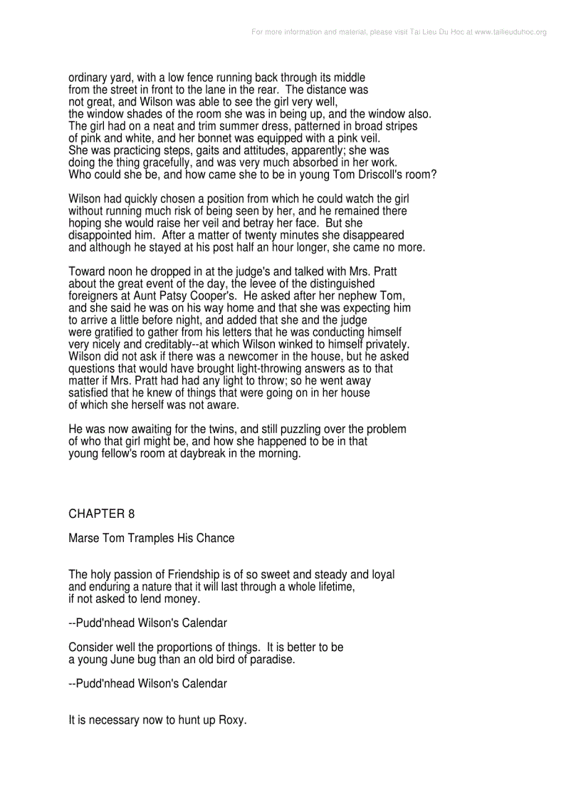 image for page The Tragedy of Pudd nhead Wilson by Mark Twain