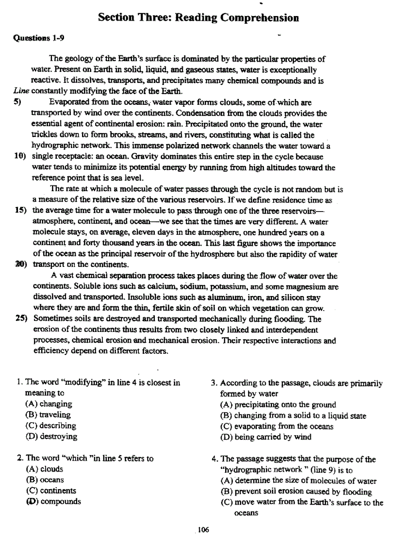 image for page Đề thi Toefl tháng 10 1998