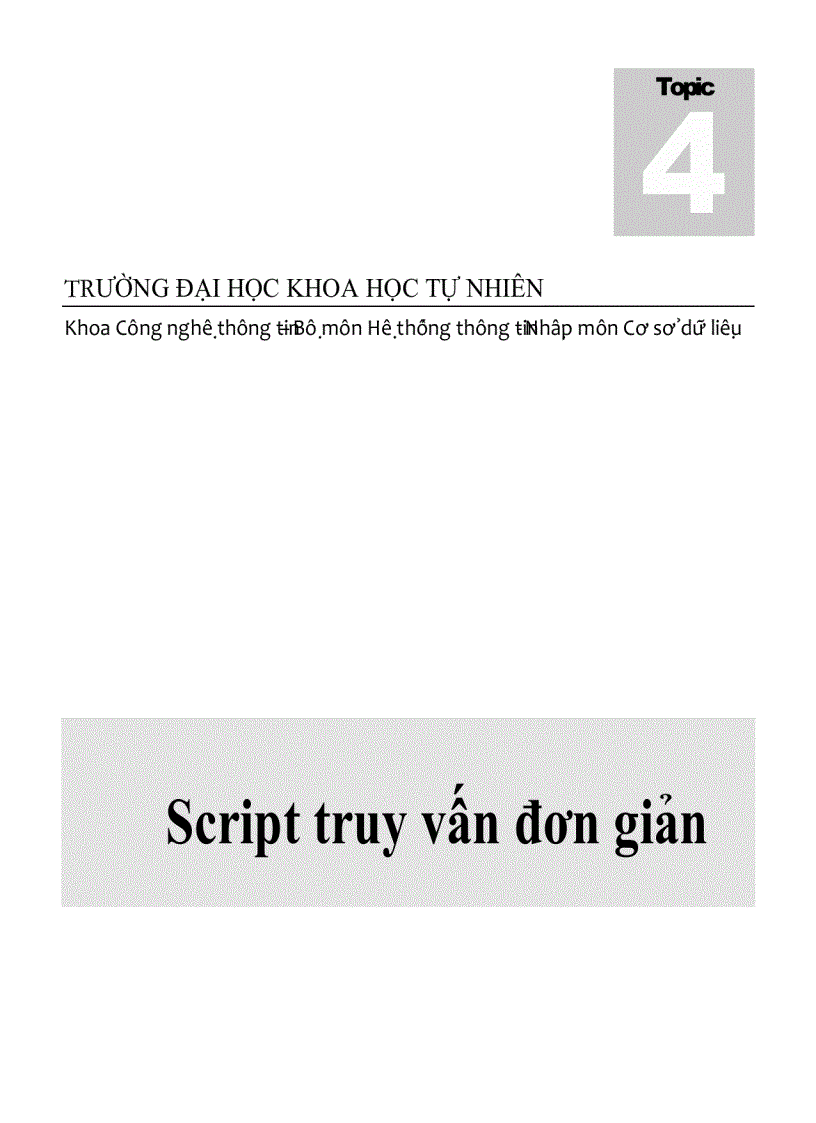 Hướng Dẫn Thực Hành Cơ Sở Dữ Liệu Phần 4