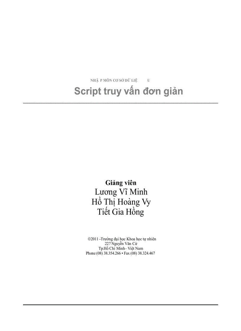 image for page Hướng Dẫn Thực Hành Cơ Sở Dữ Liệu Phần 4