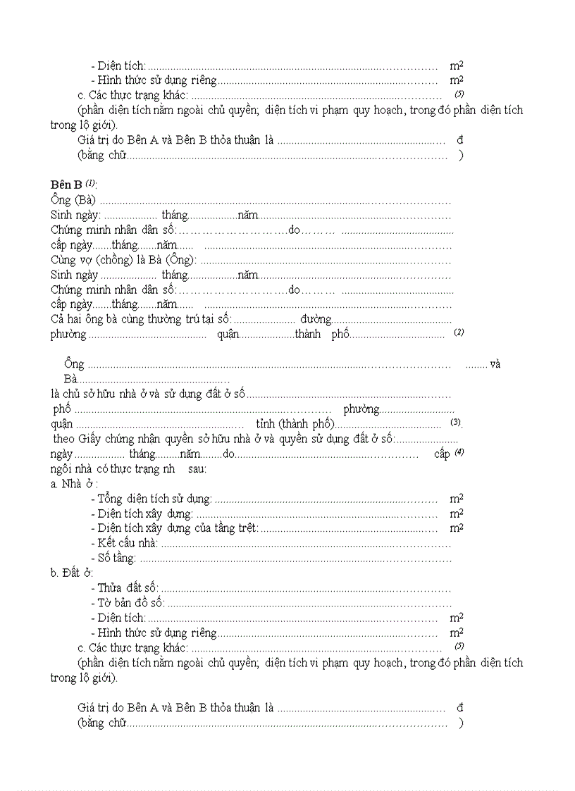 image for page Hợp đồng trao đổi nhà ở 1