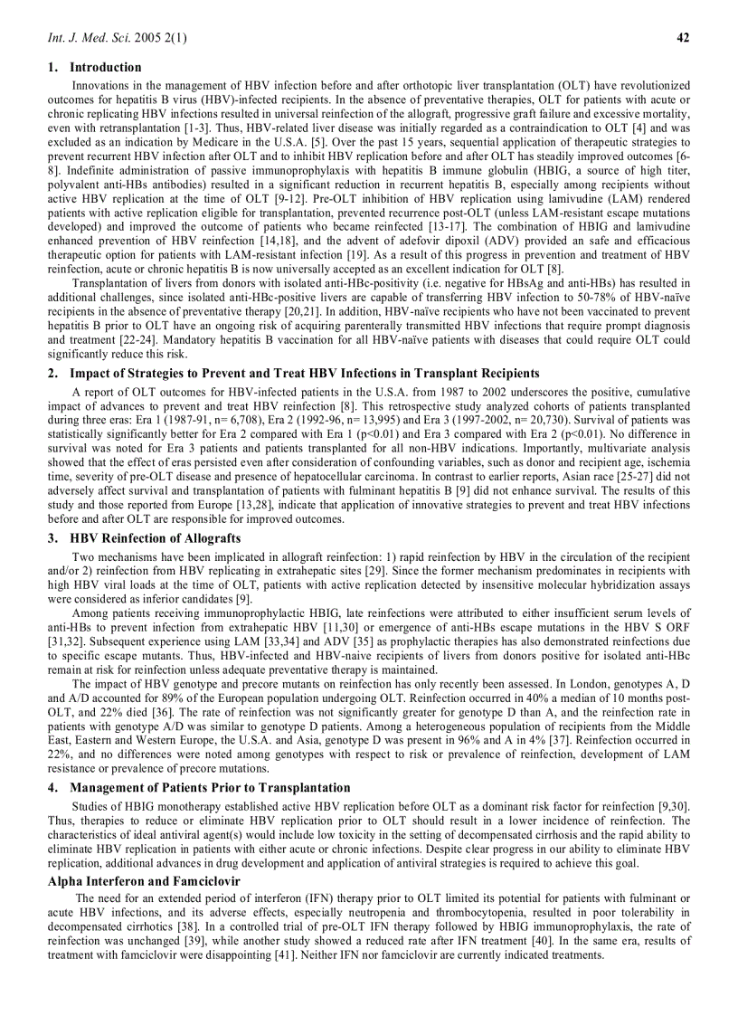 image for page Báo cáo y học Management of HBV Infection in Liver Transplantation Patients
