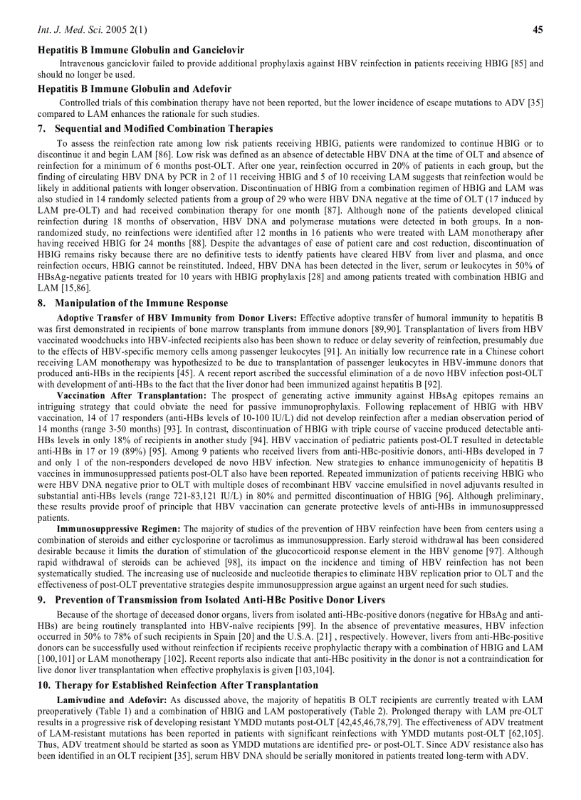 image for page Báo cáo y học Management of HBV Infection in Liver Transplantation Patients
