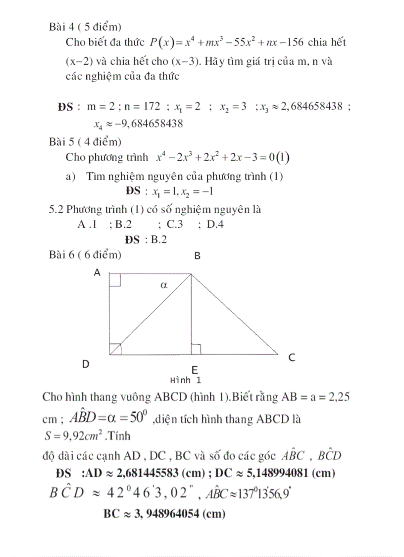 image for page Giải toán lớp 9 bằng máy tính bỏ túi Bộ GDĐT 2005