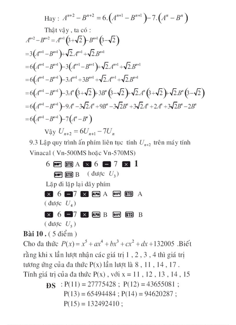 image for page Giải toán lớp 9 bằng máy tính bỏ túi Bộ GDĐT 2005