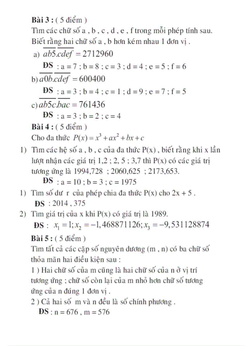 image for page Giải toán lớp 9 bằng máy tính bỏ túi Bộ GDĐT 2006