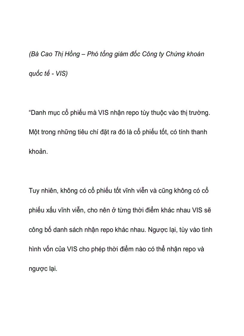 image for page Repo cổ phiếu thế nào cho an toàn