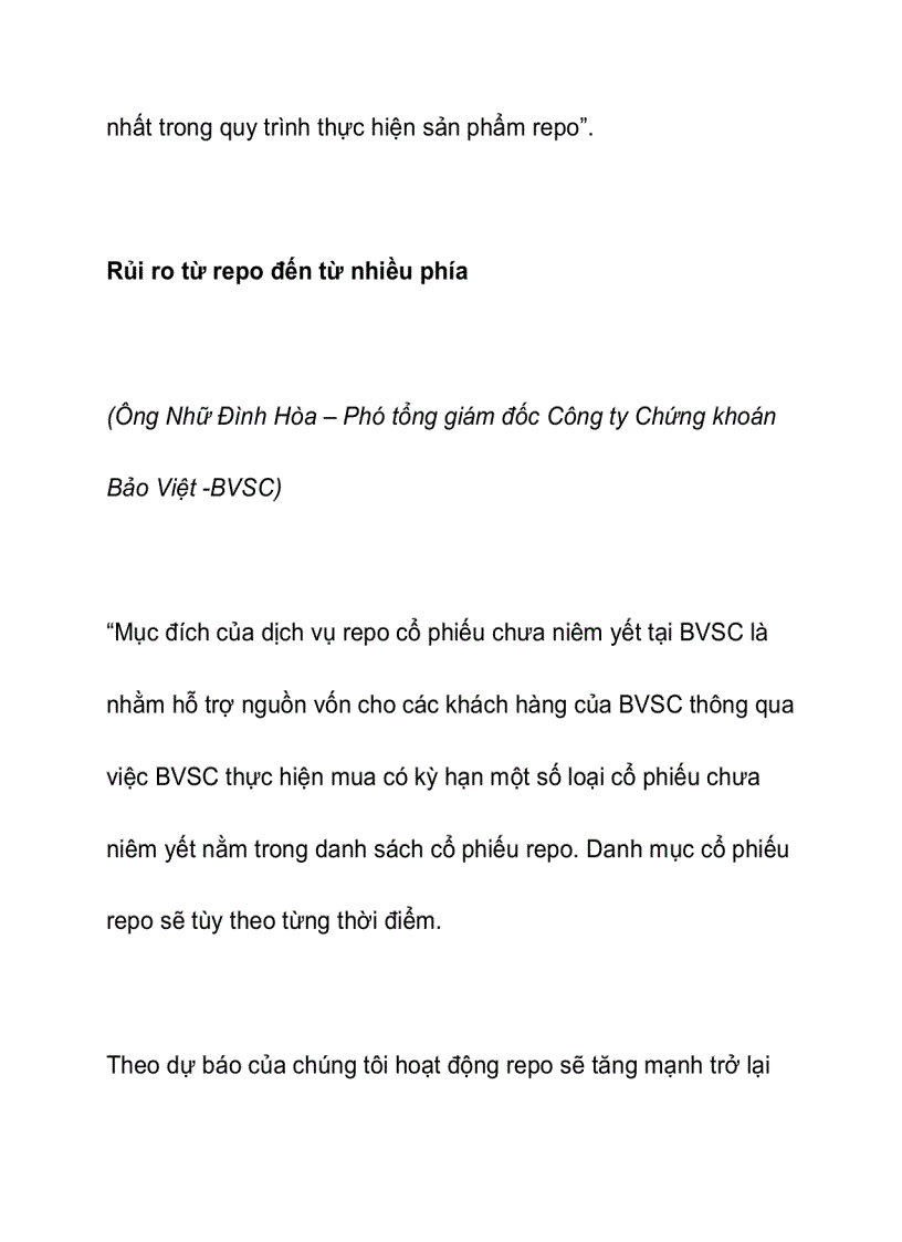 image for page Repo cổ phiếu thế nào cho an toàn