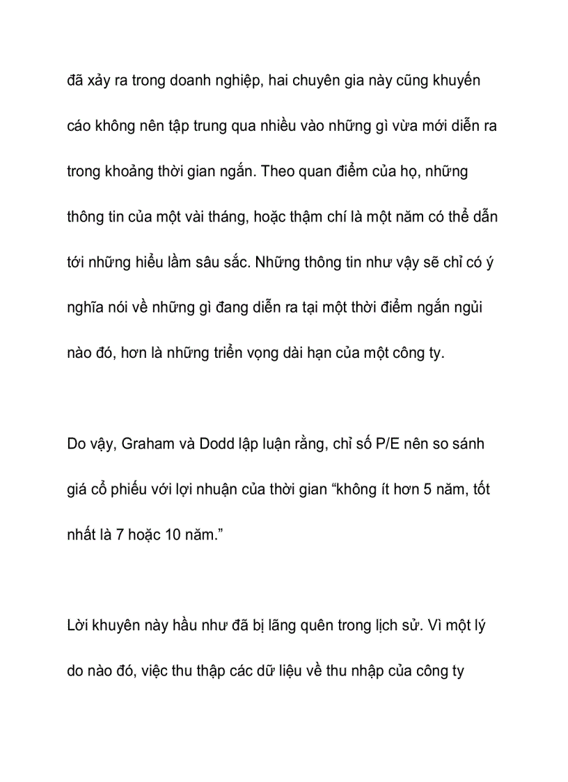 image for page Chỉ số P E Chuyện nhiều nhà đầu tư Mỹ chưa biết 1