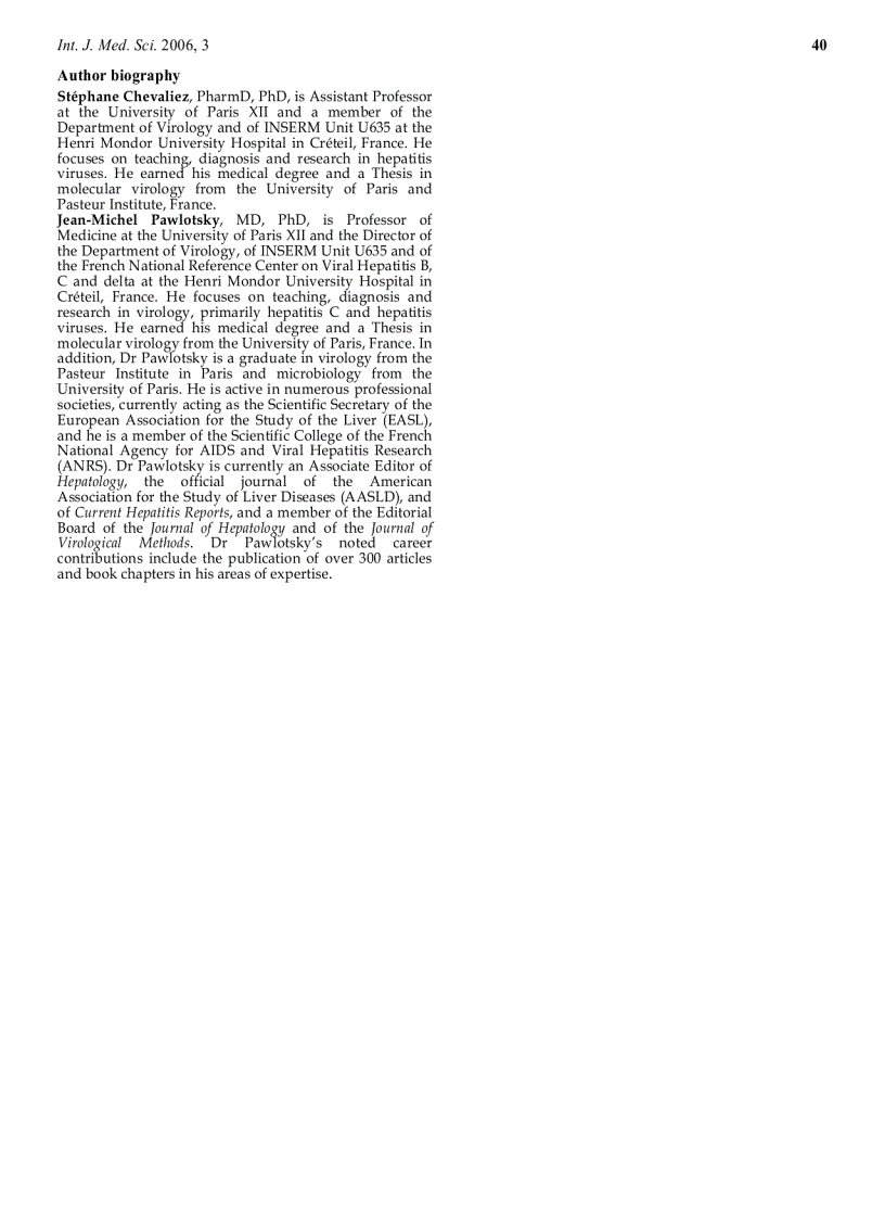 image for page Báo cáo y học Hepatitis C Virus Serologic and Virologic Tests and Clinical Diagnosis of HCVRelated Liver Disease