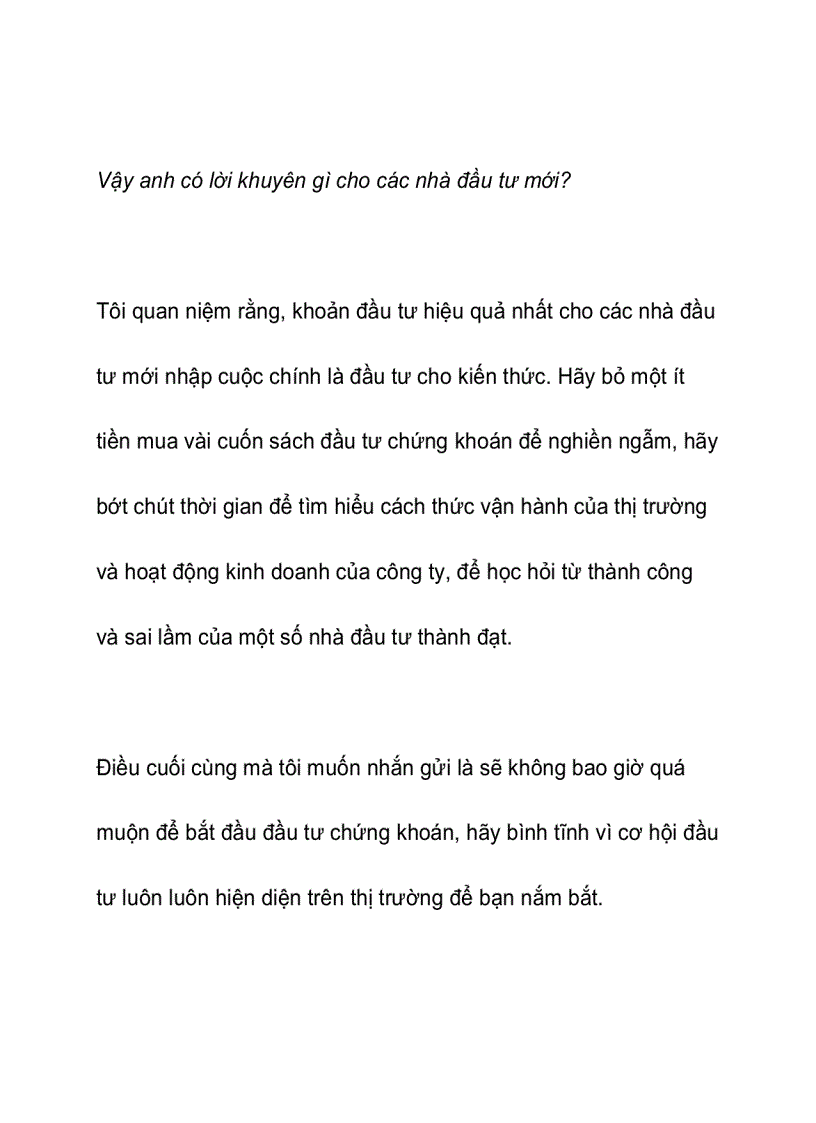 image for page Bí quyết đầu tư của quán quân chứng khoán ảo